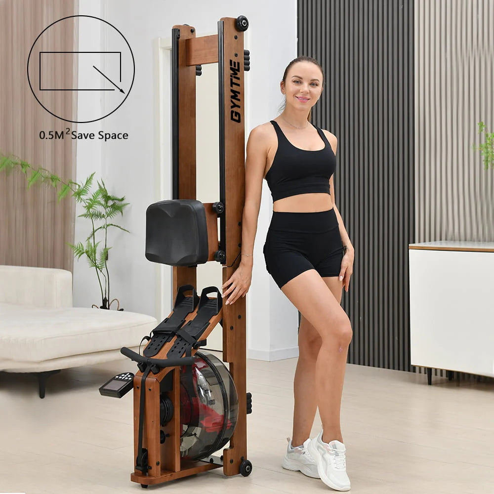 Water Rowing Machine with LCD Monitor W699501