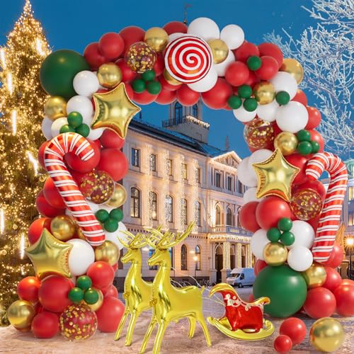 138PCS Christmas Balloon Garland Arch Kit G1426