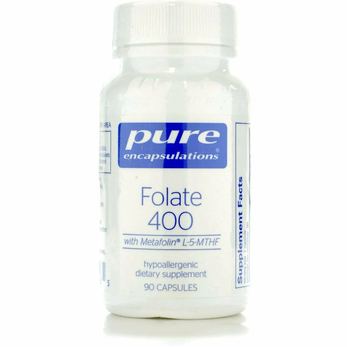 Folate 400 mcg 90 vcaps E2719