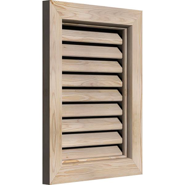 Unfinished Smooth Pine Gable Vent F683317