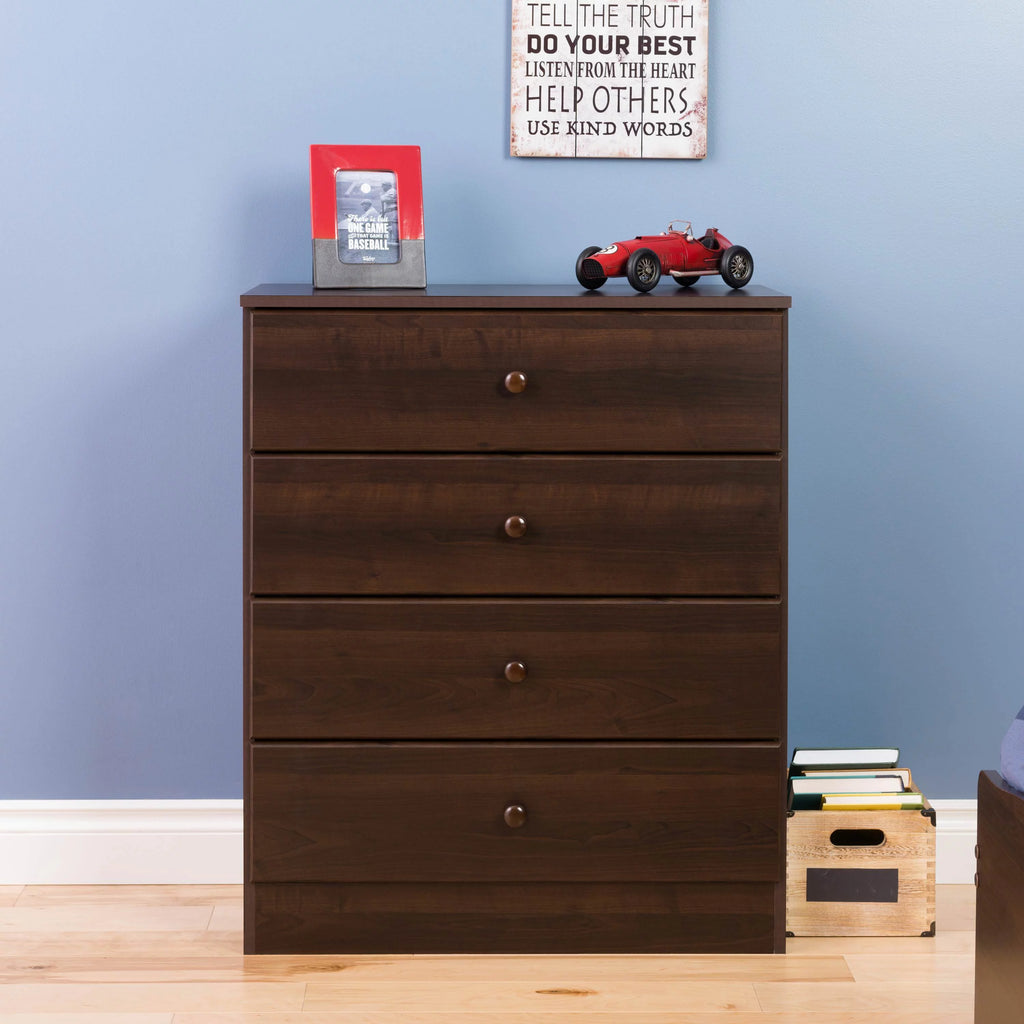 Espresso 4-Drawer Dresser C742356