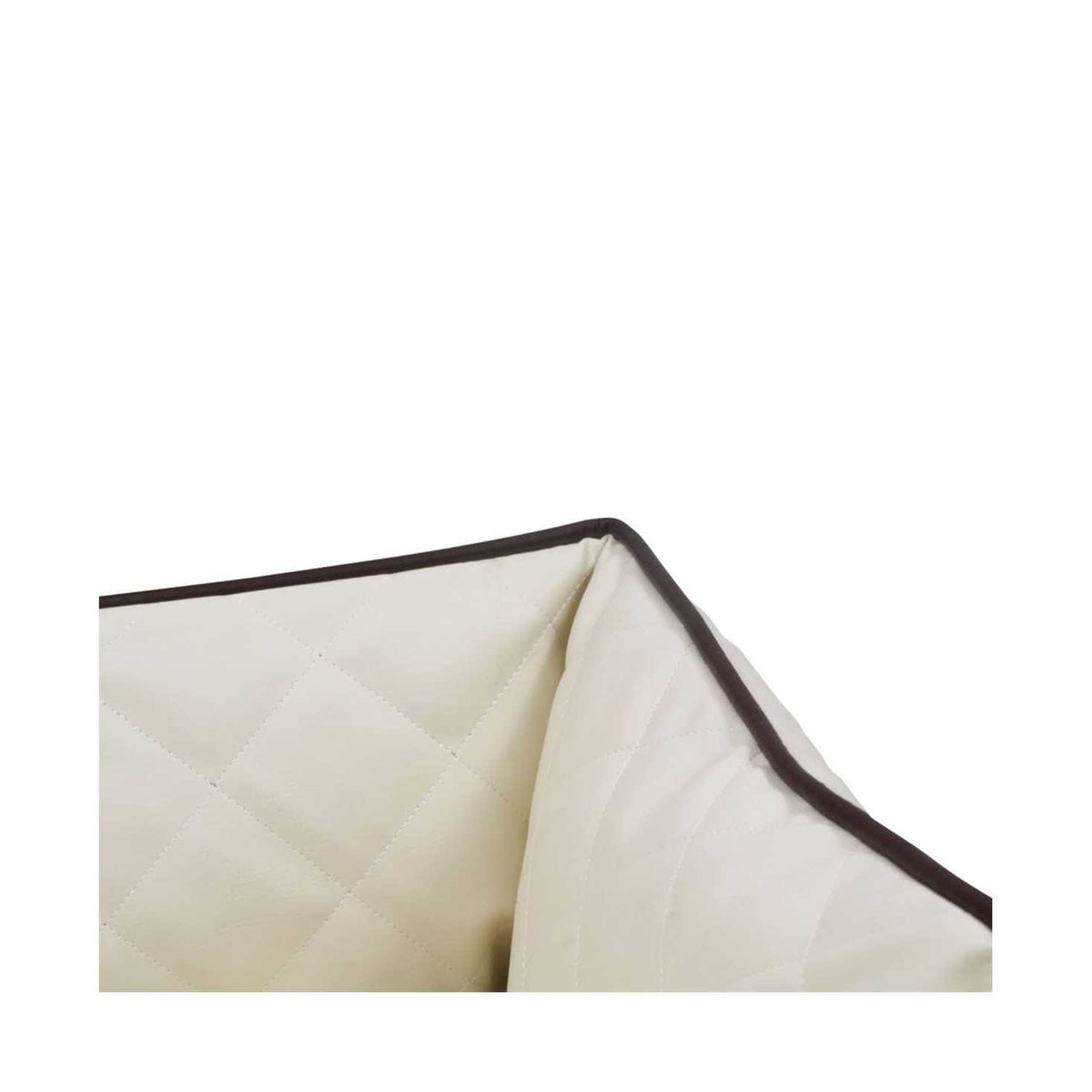Faux Leather Rectangle Pet Bed E7601