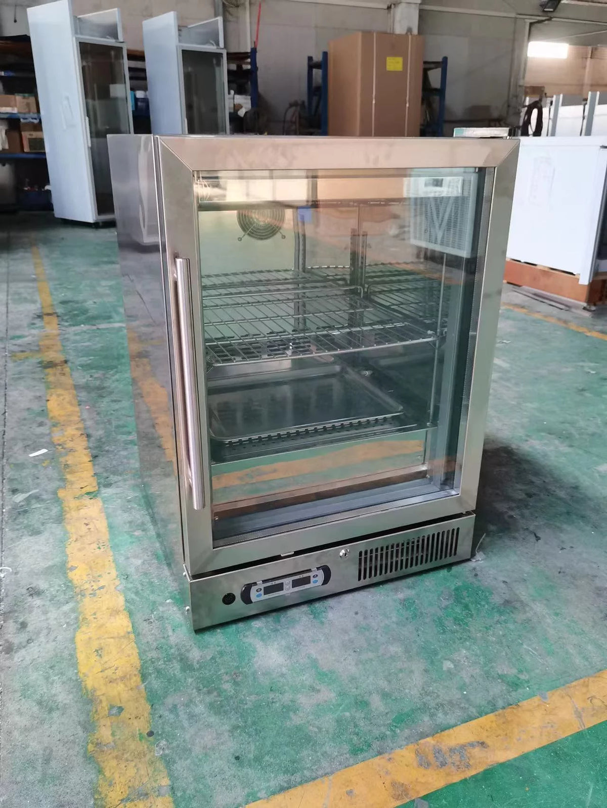 Commercial Countertop Beef Aging Showcase Freezer, 168L, 2 Tiers C12160