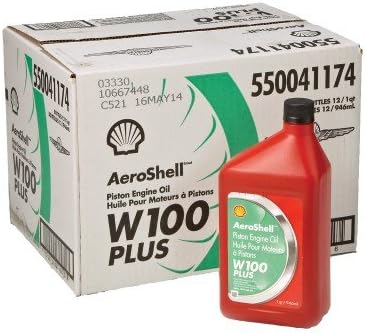 AeroShell Oil W 100 Plus 1Quart Case B595712