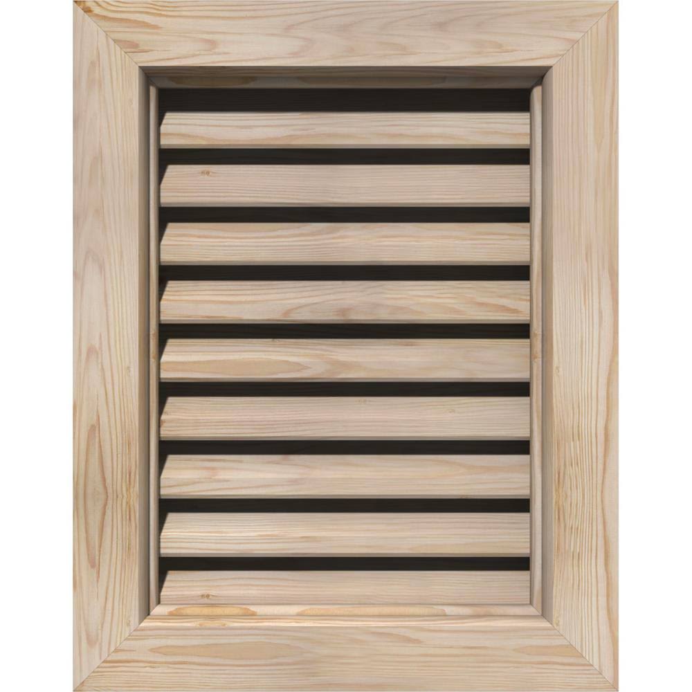 Unfinished Smooth Pine Gable Vent F683317
