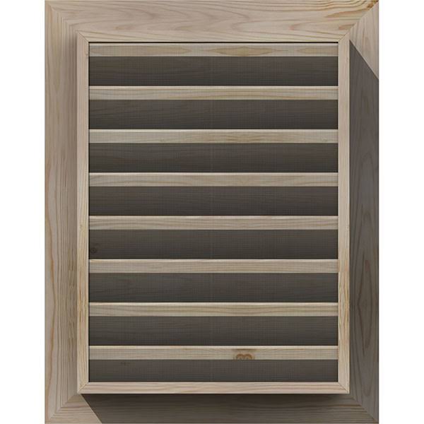Unfinished Smooth Pine Gable Vent F683317