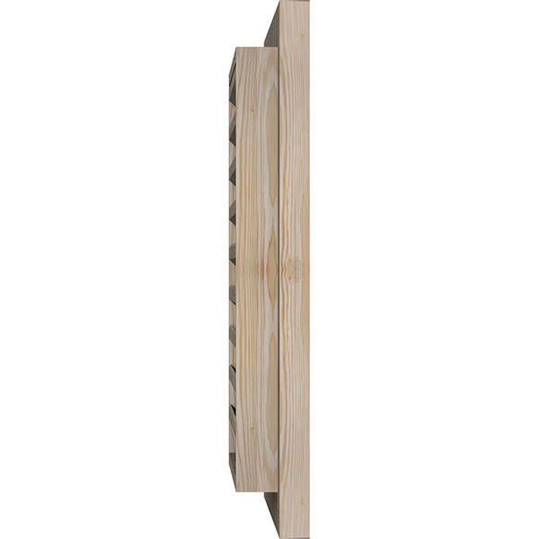 Unfinished Smooth Pine Gable Vent F683317