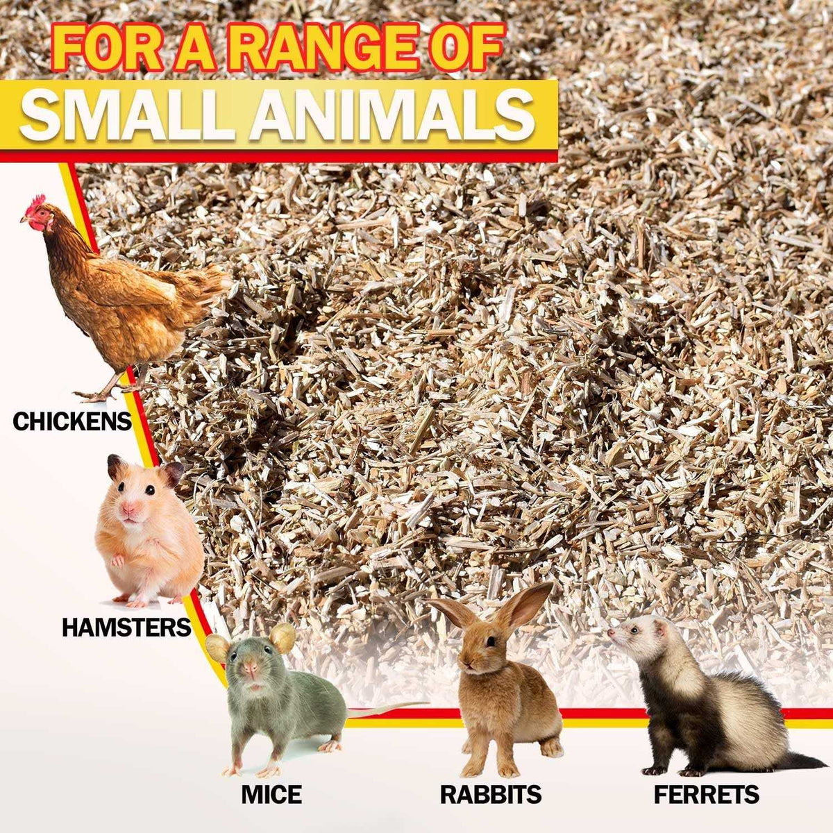Hemp Bedding for Chicken Coop and Small Animal Litter V935