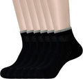 Cushioned Non-Binding Wide Top Cotton Ankle Socks 6 Pairs K259213