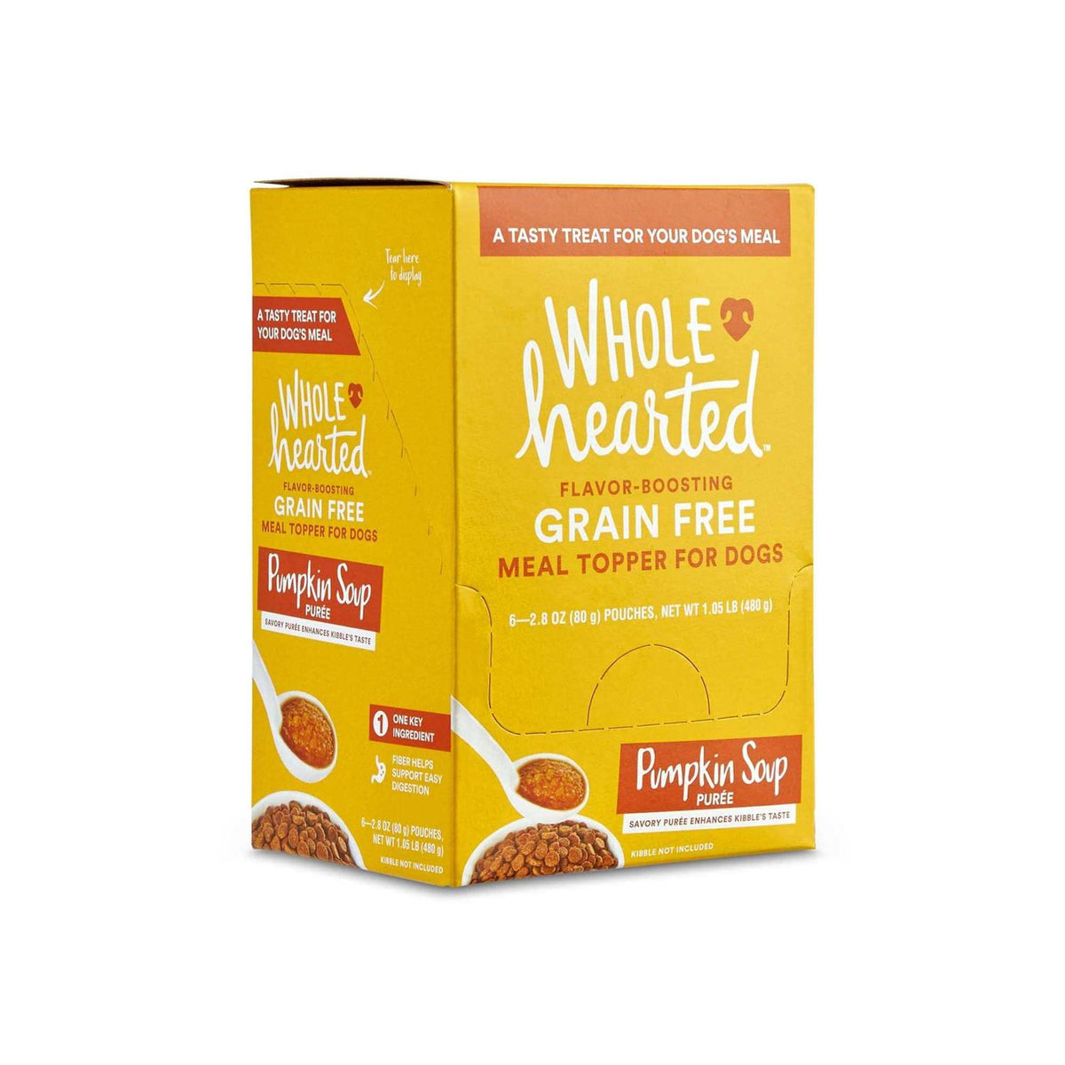 Pumpkin Soup Puree Dog Meal Topper Q989