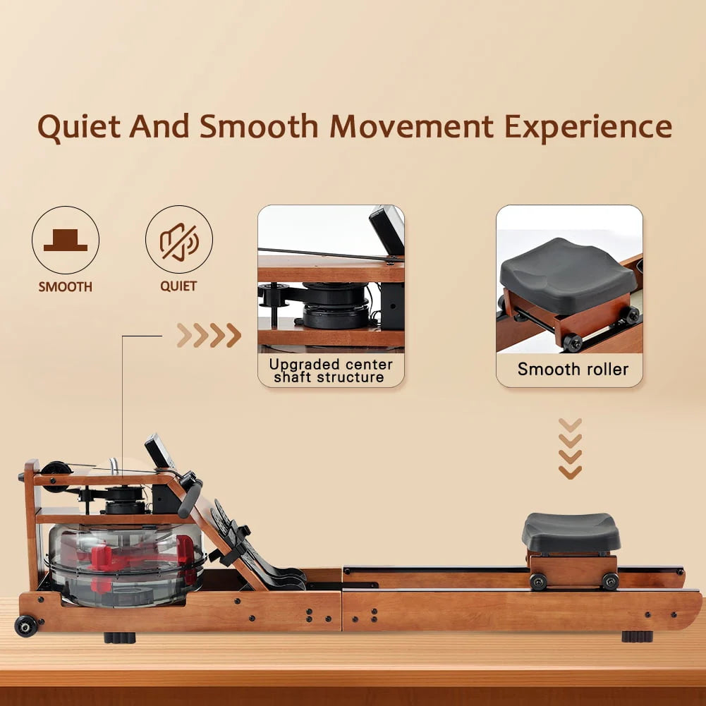 Water Rowing Machine with LCD Monitor W699501