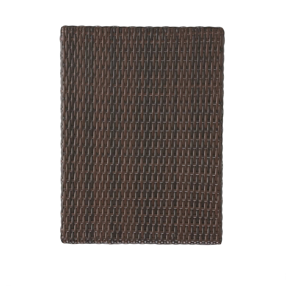 Brown Wicker Nested Tables Set of 3 S121