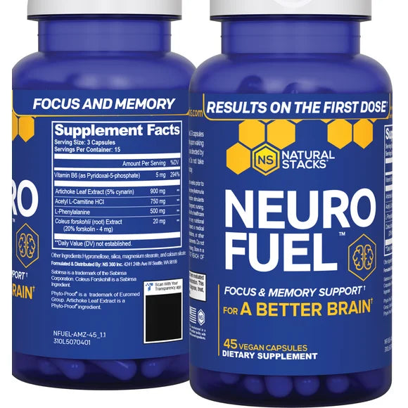 45 Capsules Nootropic Brain Supplement Z5449