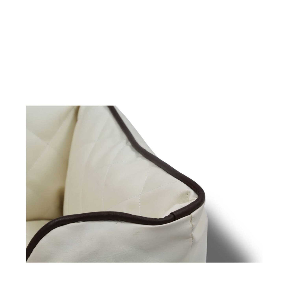 Faux Leather Rectangle Pet Bed E7601