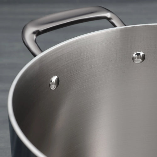10-Piece Stainless Steel Cookware Set with Glass Lids J7575